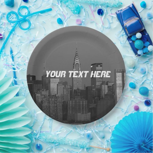 ニューヨークシティマンハッタンエンパイアステート建物パップ ペーパープレート (パーティー)