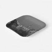 ニューヨークシティマンハッタンエンパイアステート建物パプ ペーパープレート (傾斜あり)