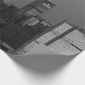 ニューヨークシティマンハッタンエンパイアステート建物ローラ ラッピングペーパー (角)