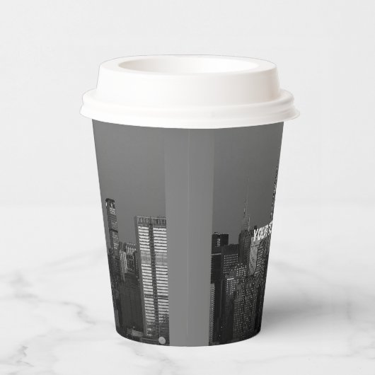 ニューヨークシティマンハッタンエンパイアステート建物 カッコいい 紙コップ (右)