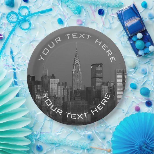 ニューヨークシティマンハッタンエンパイアステート建物 ペーパープレート (パーティー)