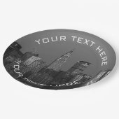 ニューヨークシティマンハッタンエンパイアステート建物 ペーパープレート (アングル)