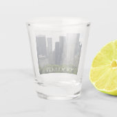 ニューヨークシティマンハッタンスカイライン ショットグラス (裏面)