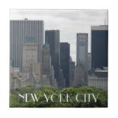 ニューヨークシティマンハッタンスカイライン タイル (正面)