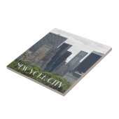 ニューヨークシティマンハッタンスカイライン タイル (側面)