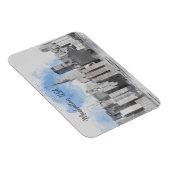 ニューヨークシティマンハッタンスカイライン マグネット (右側)