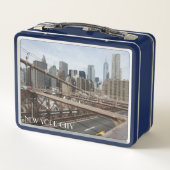ニューヨークシティマンハッタンスカイライン メタルランチボックス (裏面)