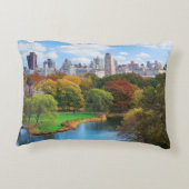 ニューヨークシティマンハッタンセントラルパークパノラマ アクセントクッション (裏面)