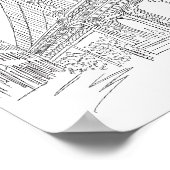 ニューヨークシティマンハッタンブリッジポスター ポスター (角)