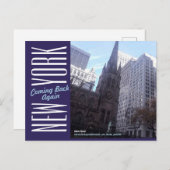 ニューヨークシティマンハッタン ポストカード (正面/裏面)