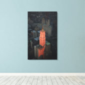 ニューヨークシティマンハッタンUSA キャンバスプリント (インサイチュ (ウッドフロア))