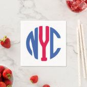 ニューヨークシティモノグラム スタンダードカクテルナプキン (インサイチュ)