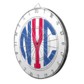 ニューヨークシティモノグラム ダーツボード (正面右)