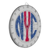 ニューヨークシティモノグラム ダーツボード (正面左)