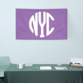 ニューヨークシティモノグラム 横断幕 (トレードショー)