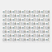 ニューヨークシティユダヤ人ホリデーズハヌカーNYC ラッピングペーパーシート (正面)