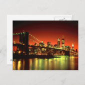 ニューヨークシティライト ポストカード (正面/裏面)