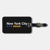 ニューヨークシティラゲッジタグとレザーストラップ ラゲッジタグ (裏面横)
