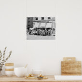 ニューヨークシティランチカート, 1906.ヴィンテージ写真 ポスター (キッチン)