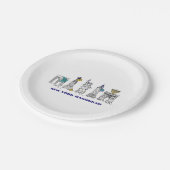 ニューヨークシティランドマークスハヌカーNYCハヌカー(ユダヤ教の祭り) ペーパープレート (アングル)