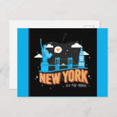 ニューヨークシティランドマーク ポストカード (正面/裏面)