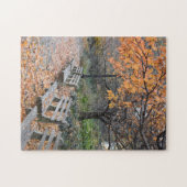 ニューヨークシティリバーサイドパークNYCの秋の写真 ジグソーパズル (横)