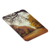 ニューヨークシティリバーサイドパークNYCの秋の写真 マグネット (右側)