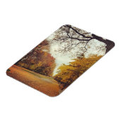 ニューヨークシティリバーサイドパークNYCの秋の写真 マグネット (左側)