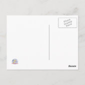 ニューヨークシティリビングおもしろいフィッシュマンガ ポストカード (裏面)