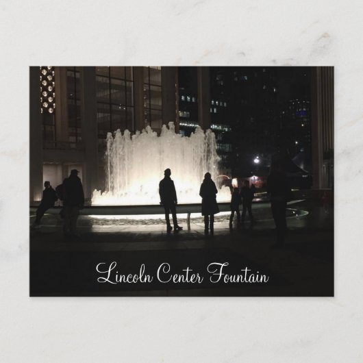 ニューヨークシティリンカーンセンターカップルウォッチング ポストカード (正面)