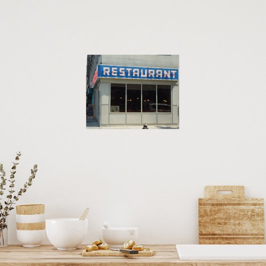 ニューヨークシティレストランダイナー – UWSマンハッタン ポスター (キッチン)