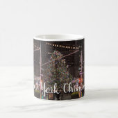 ニューヨークシティロックフェラーセンタークリスマスツリー コーヒーマグカップ (中央)