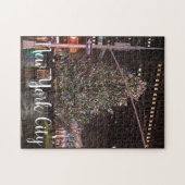 ニューヨークシティロックフェラーセンタークリスマスツリー ジグソーパズル (横)