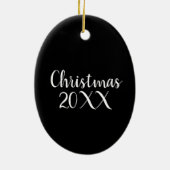 ニューヨークシティロックフェラーセンタークリスマスツリー セラミックオーナメント (裏面)