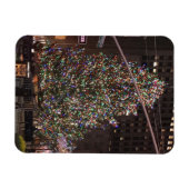 ニューヨークシティロックフェラーセンタークリスマスツリー マグネット (横)