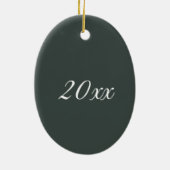 ニューヨークシティロックフェラーセンタークリスマスニューヨーク セラミックオーナメント (裏面)