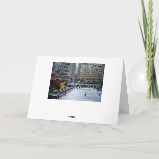 ニューヨークシティロックフェラーデジタルアートクリスマス シーズンカード (裏面)