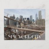 ニューヨークシティローアーマンハッタンスカイライントラベル ポストカード (正面)