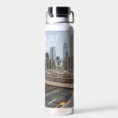 ニューヨークシティローアーマンハッタンスカイライン ウォーターボトル (背面)