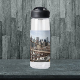 ニューヨークシティローアーマンハッタンスカイライン ウォーターボトル