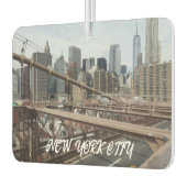 ニューヨークシティローアーマンハッタンスカイライン カーエアーフレッシュナー (左)