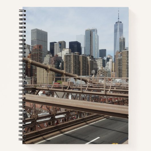 ニューヨークシティローアーマンハッタンスカイライン ノートブック (正面)