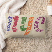 ニューヨークシティワードアートNYCイニシャル ランバークッション (ブランケット)