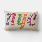 ニューヨークシティワードアートNYCイニシャル ランバークッション (裏面)