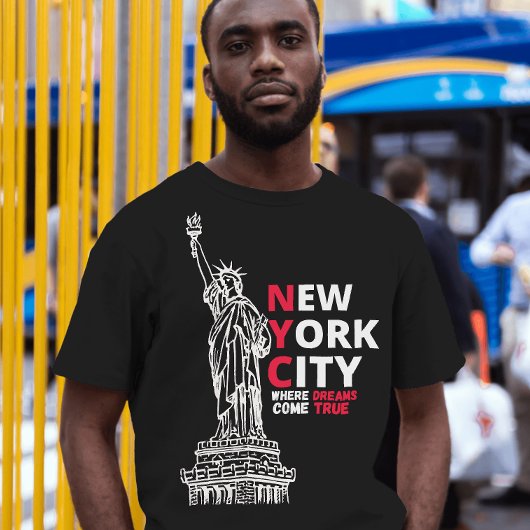 ニューヨークシティヴィンテージインスパイアクラシック引用文 Tシャツ