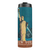 ニューヨークシティヴィンテージトラベルリバティスカイライン タンブラー (正面)