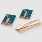 ニューヨークシティヴィンテージトラベルリバティスカイライン ハンドファン (組立なし)