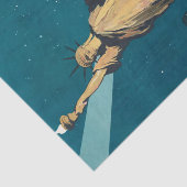 ニューヨークシティヴィンテージトラベルリバティスカイライン 薄葉紙 (詳細)