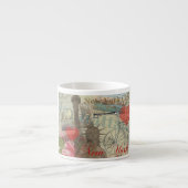 ニューヨークシティヴィンテージリバティスカイラインシンボルアート エスプレッソカップ (正面)