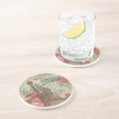 ニューヨークシティヴィンテージリバティスカイラインシンボルアート コースター (側面)